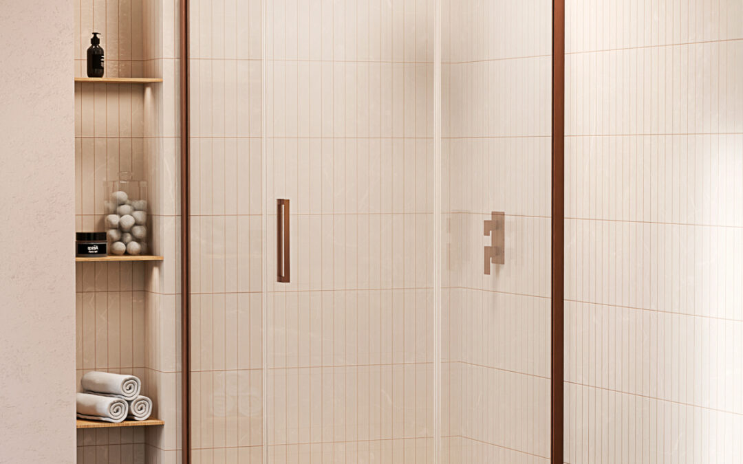 LAURENA COPPER BRUSHED | Kabina narożna