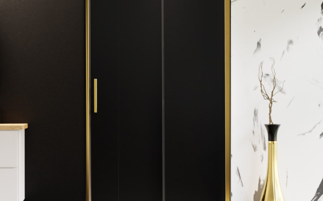 LAURENA GOLD | Drzwi wnękowe – grafitowe