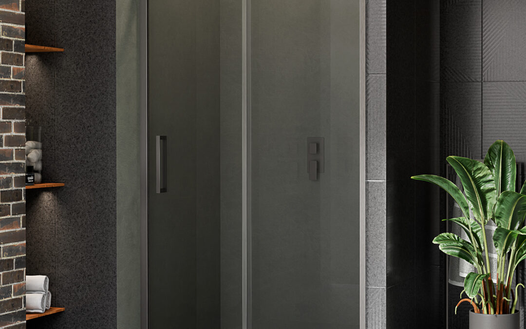 LAURENA GUNMETAL BRUSHED | Drzwi wnękowe – grafitowe