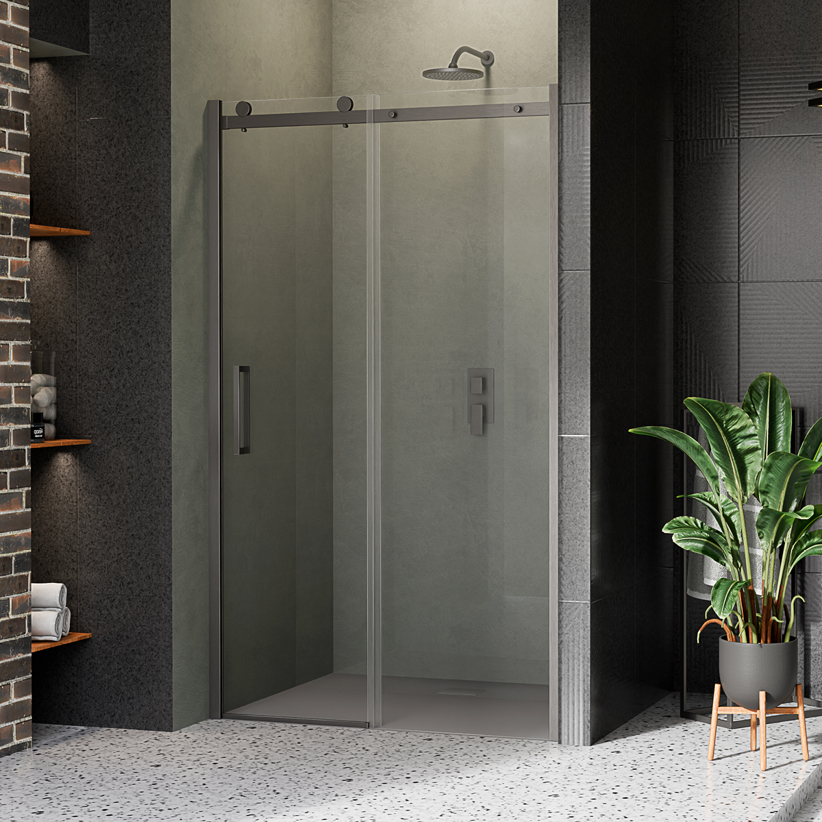 LAURENA GUNMETAL | Drzwi wnękowe