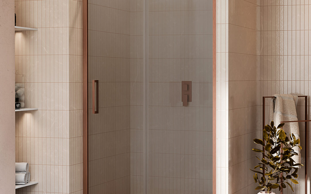 LAURENA COPPER BRUSHED | Drzwi wnękowe – grafitowe