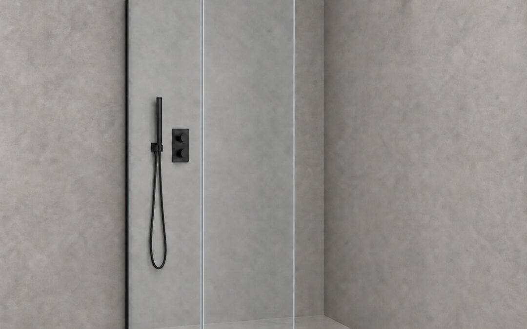 ŚCIANKA DO WALK-IN – black