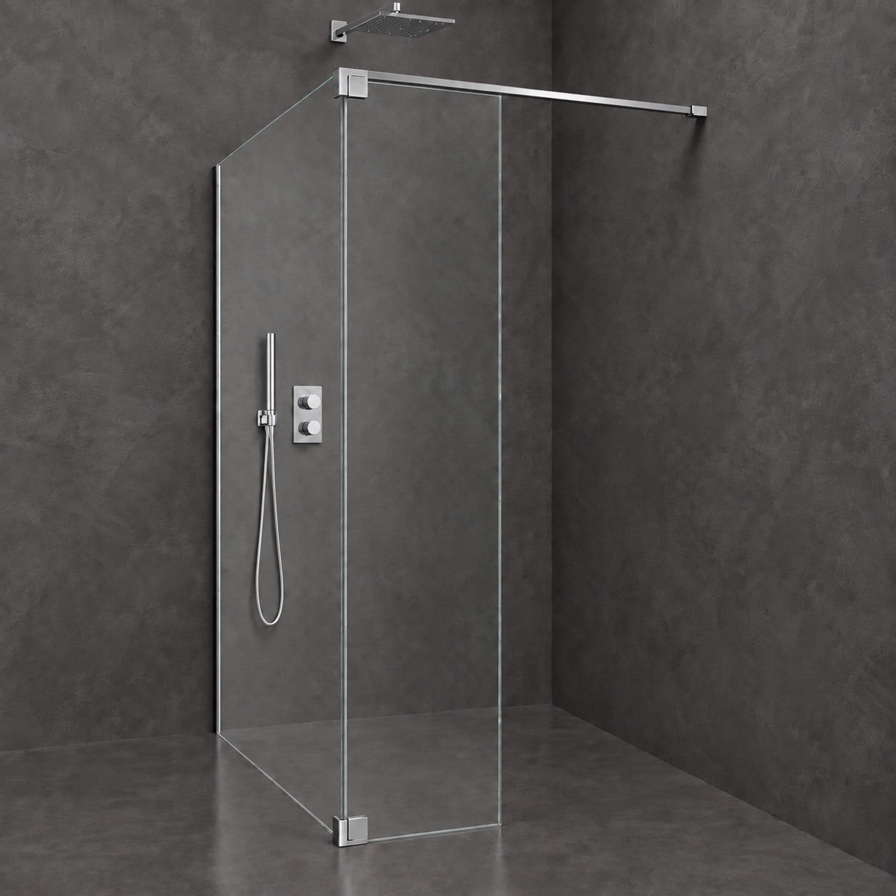 ŚCIANKA DO WALK-IN – chrome