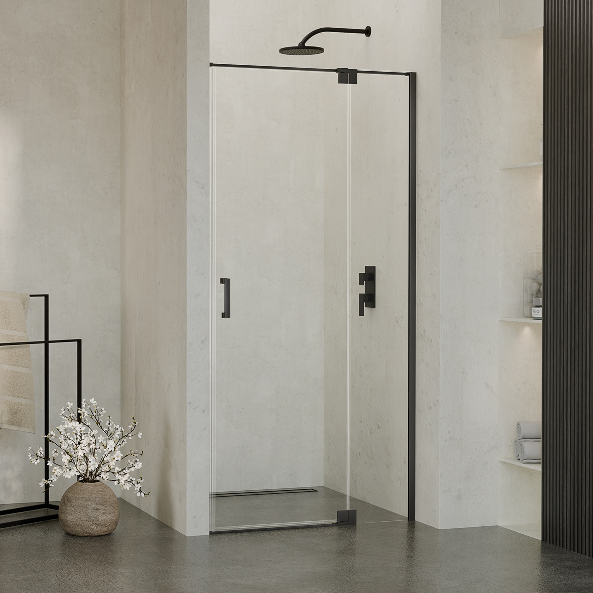 SWING | Drzwi wnękowe – gunmetal brushed